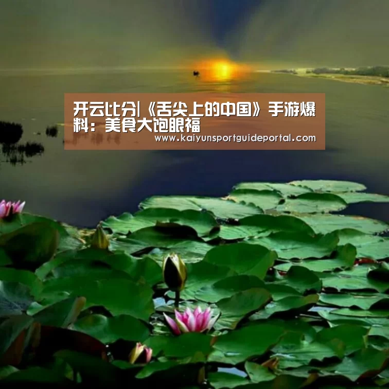 开云比分|《舌尖上的中国》手游爆料:美食大饱眼福(图1) 开云官网导航